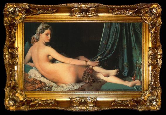 framed  Jean-Auguste Dominique Ingres Grande Odalisque, ta009-2